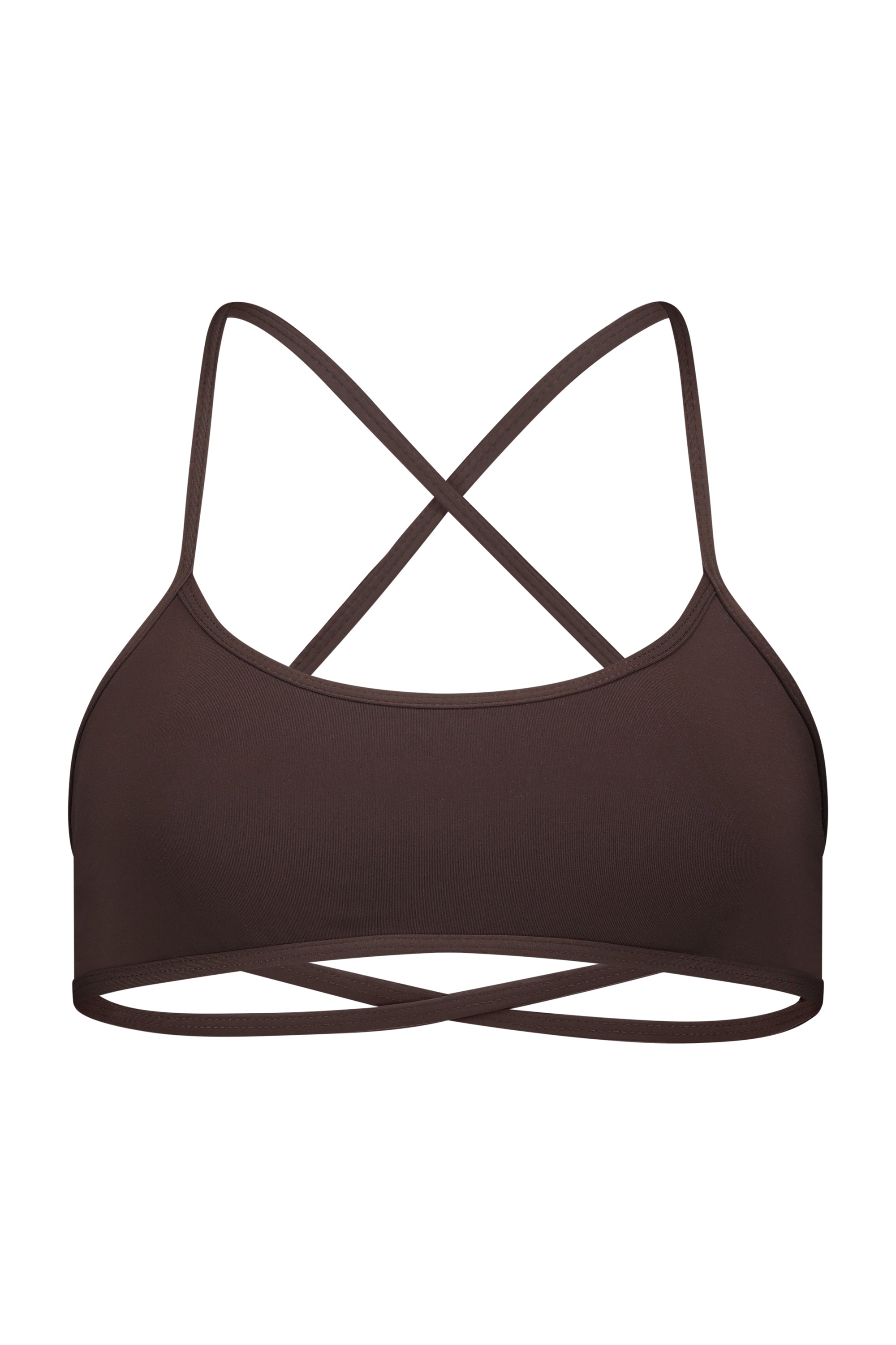 Butter Flex Pro Cross-Back Top – Coffee