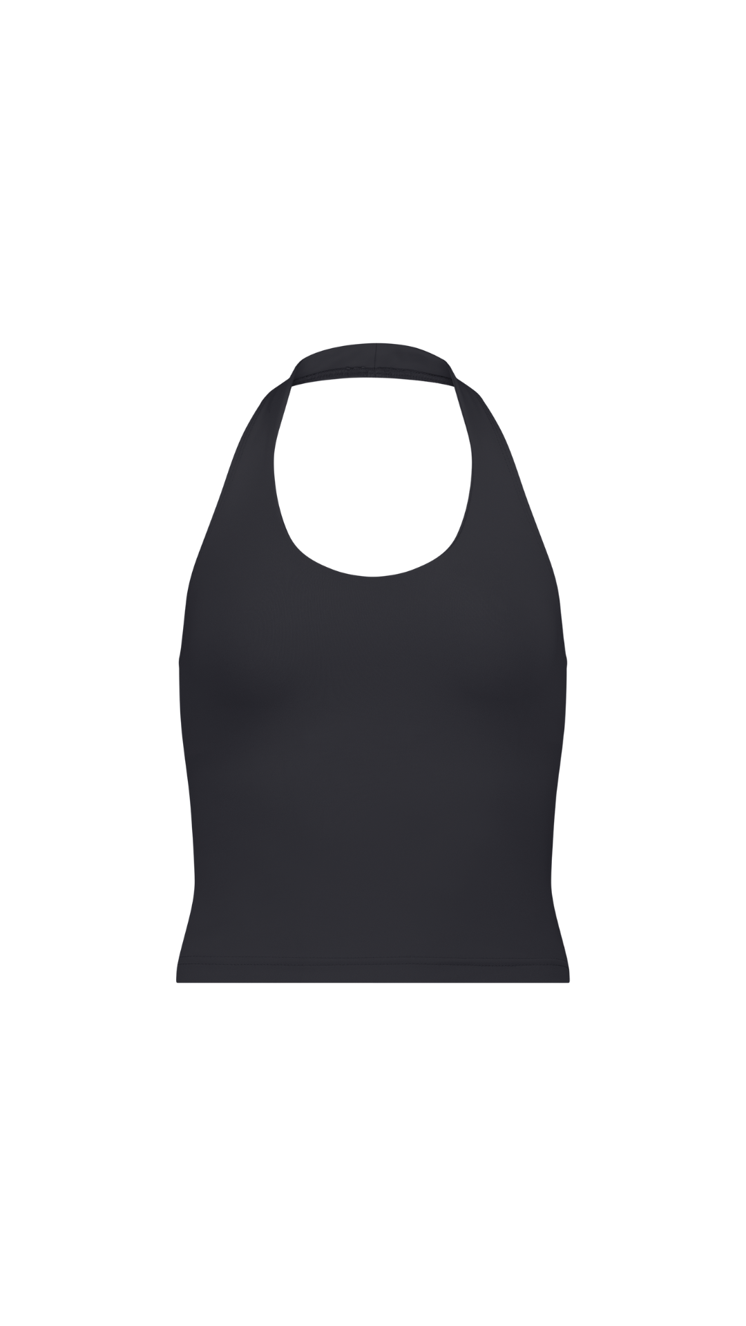 Butter Flex Pro Halter Tank Top - Midnight Black