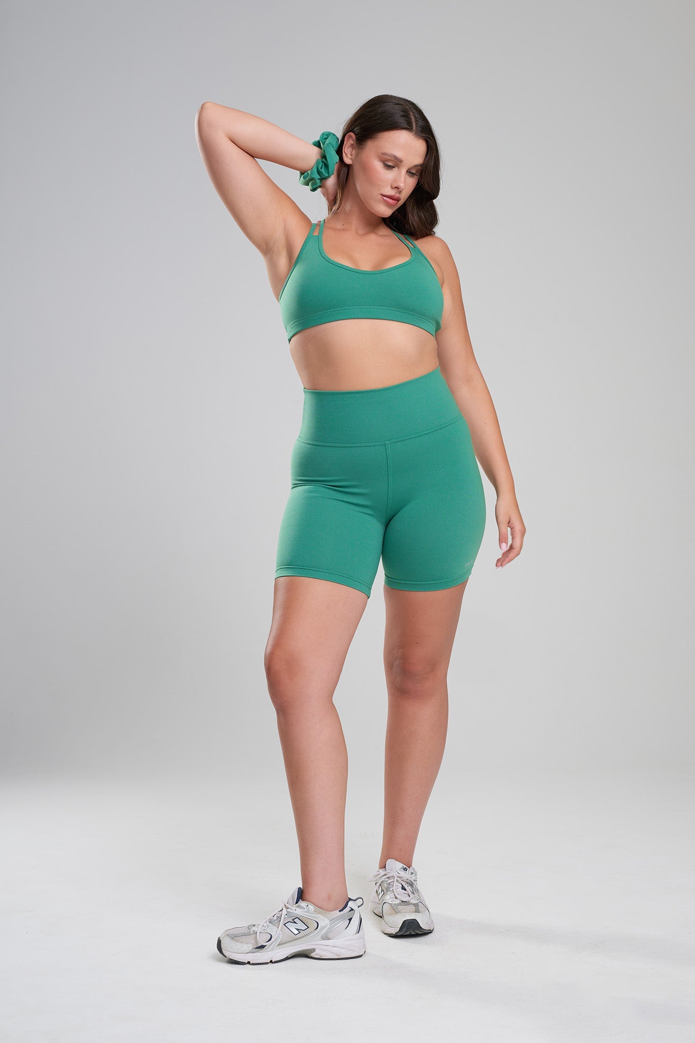 SOFTLEX Top with Crossed Back – Ever Green