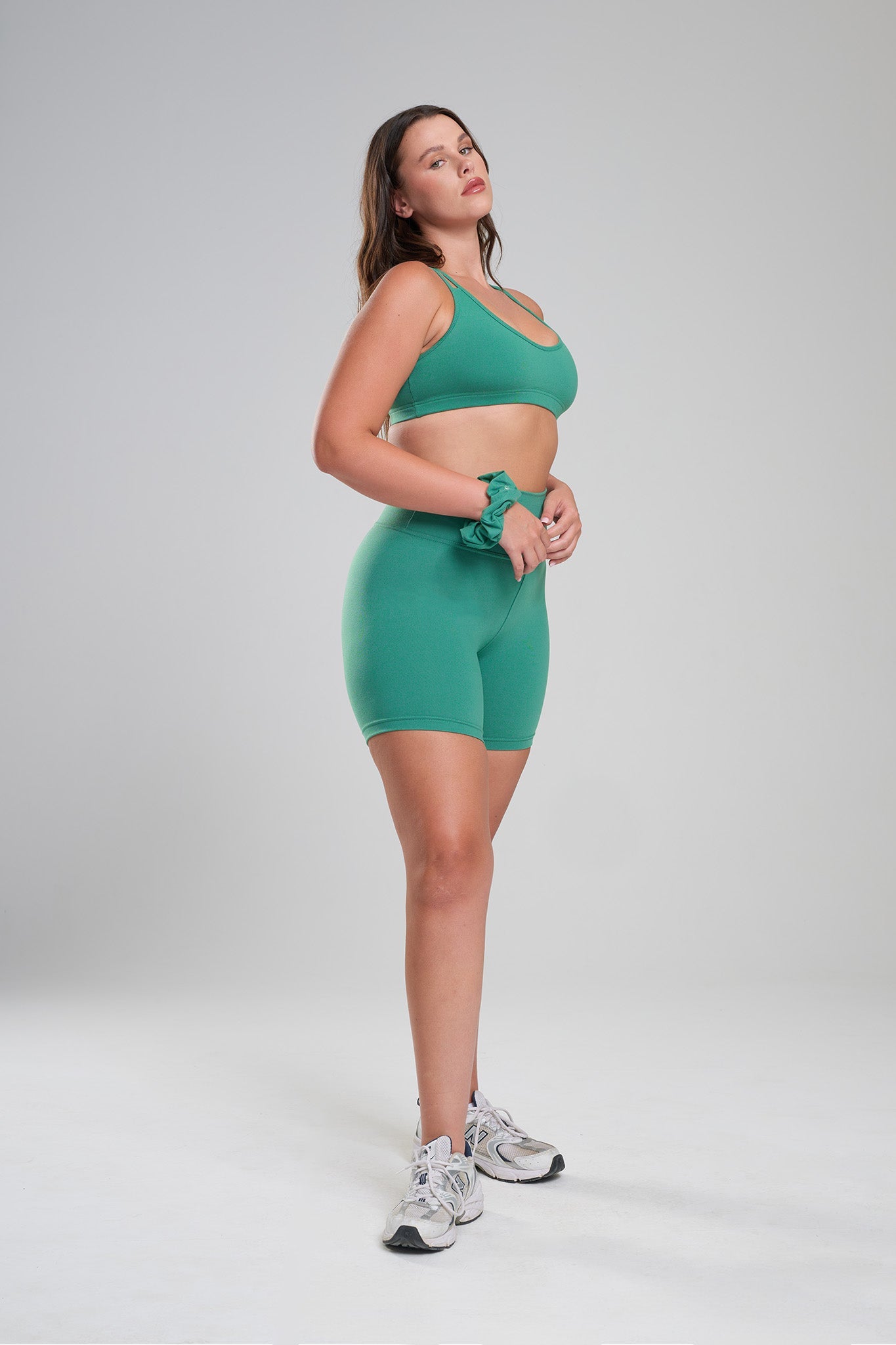 SOFTLEX Top with Crossed Back – Ever Green