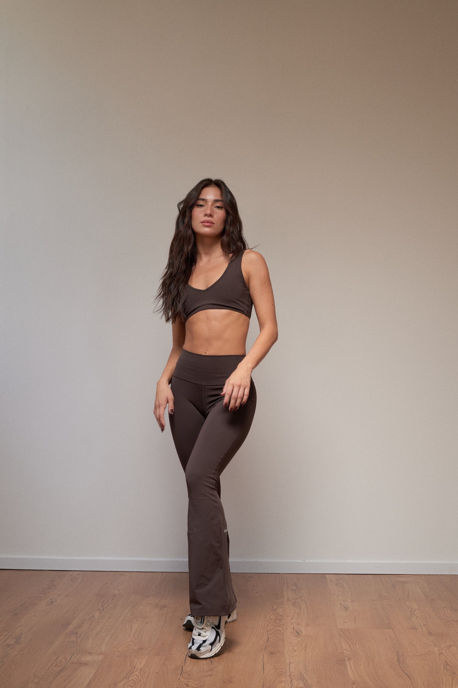 Top Butter Flex Pro V-Neck - Coffee