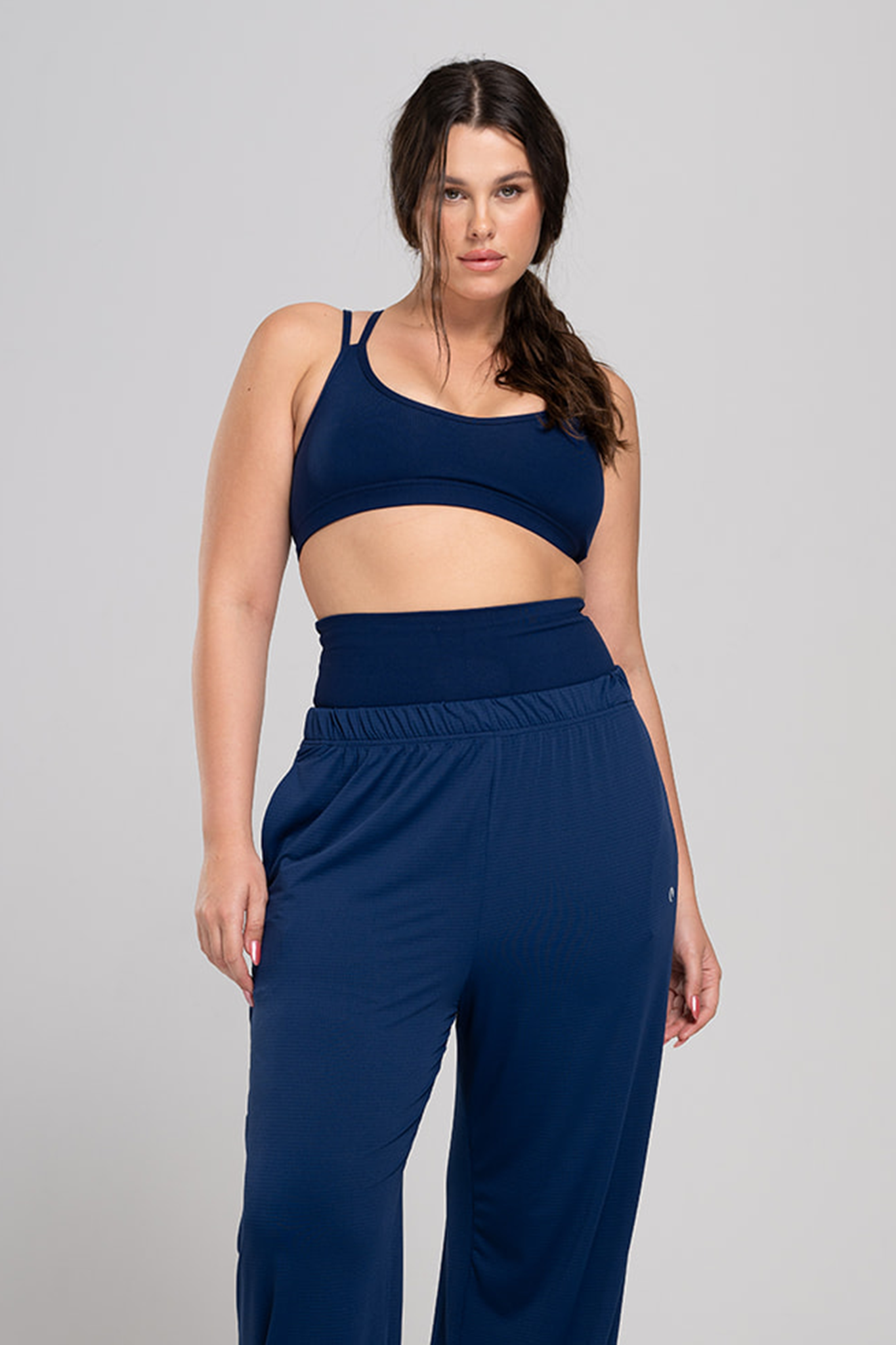 YALU Straight-Leg Pants – DARK BLUE