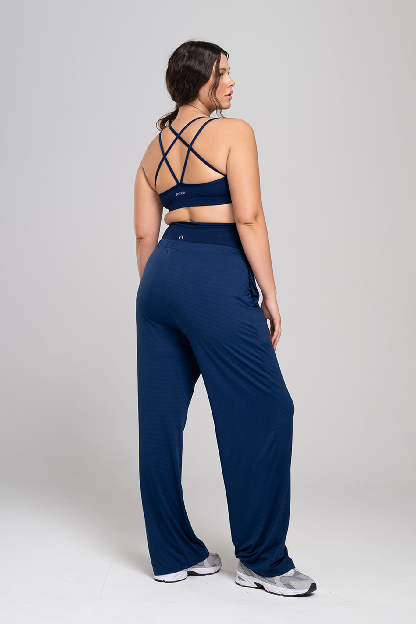 YALU Straight-Leg Pants – DARK BLUE