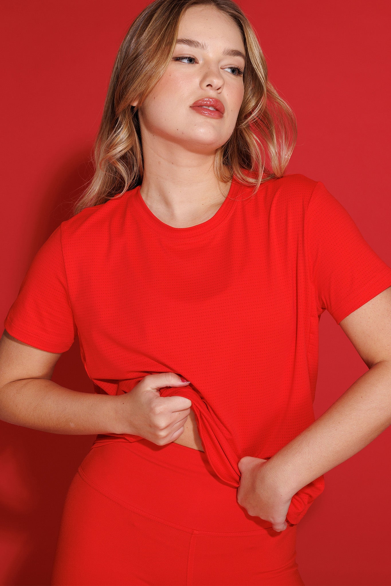 YALU Short T-Shirt – Fire Red