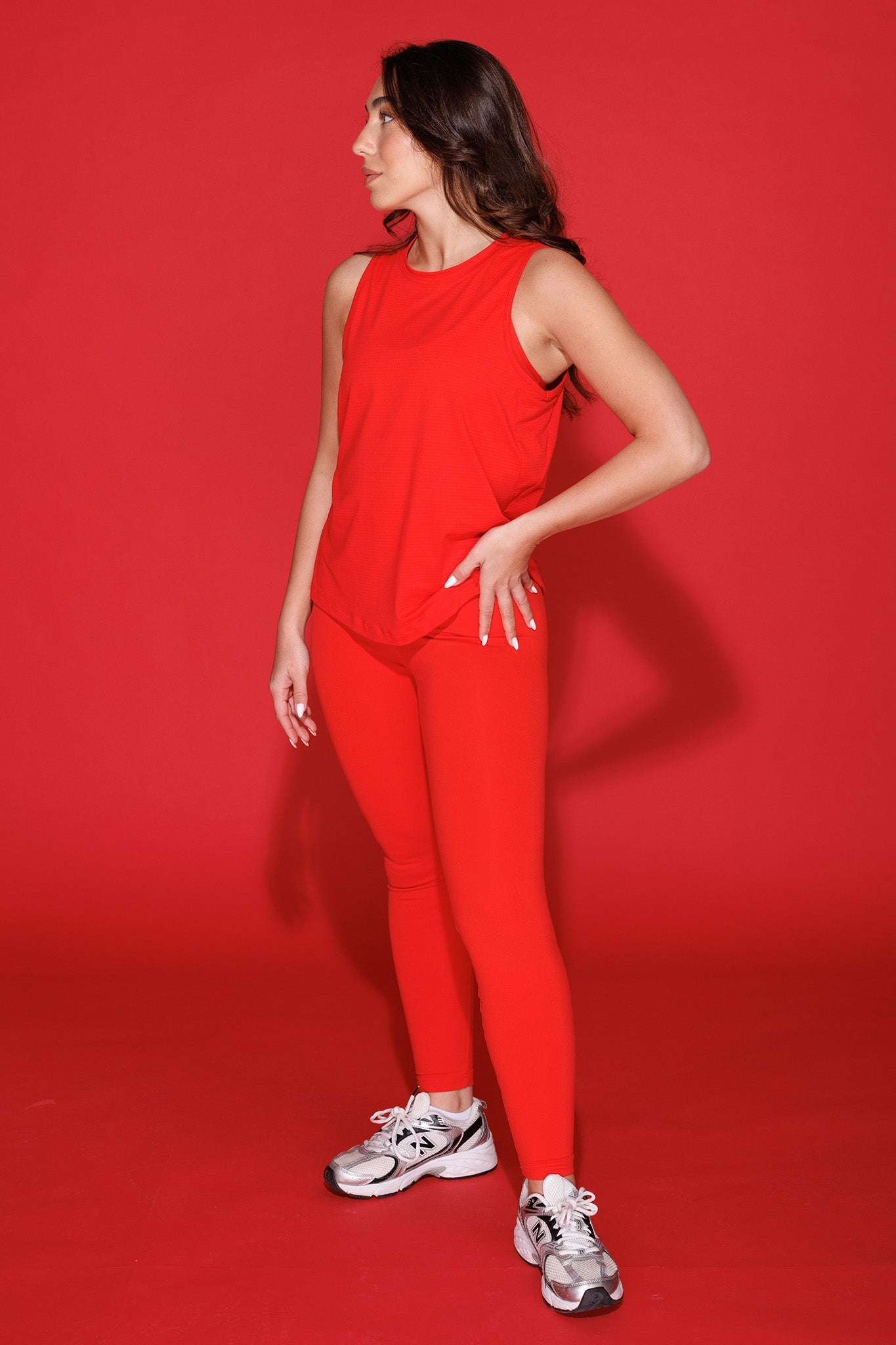 YALU Boxy Top – Fire Red