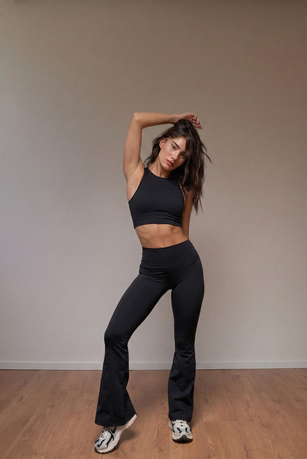 Butter Flex Pro Crop Top - Midnight Black