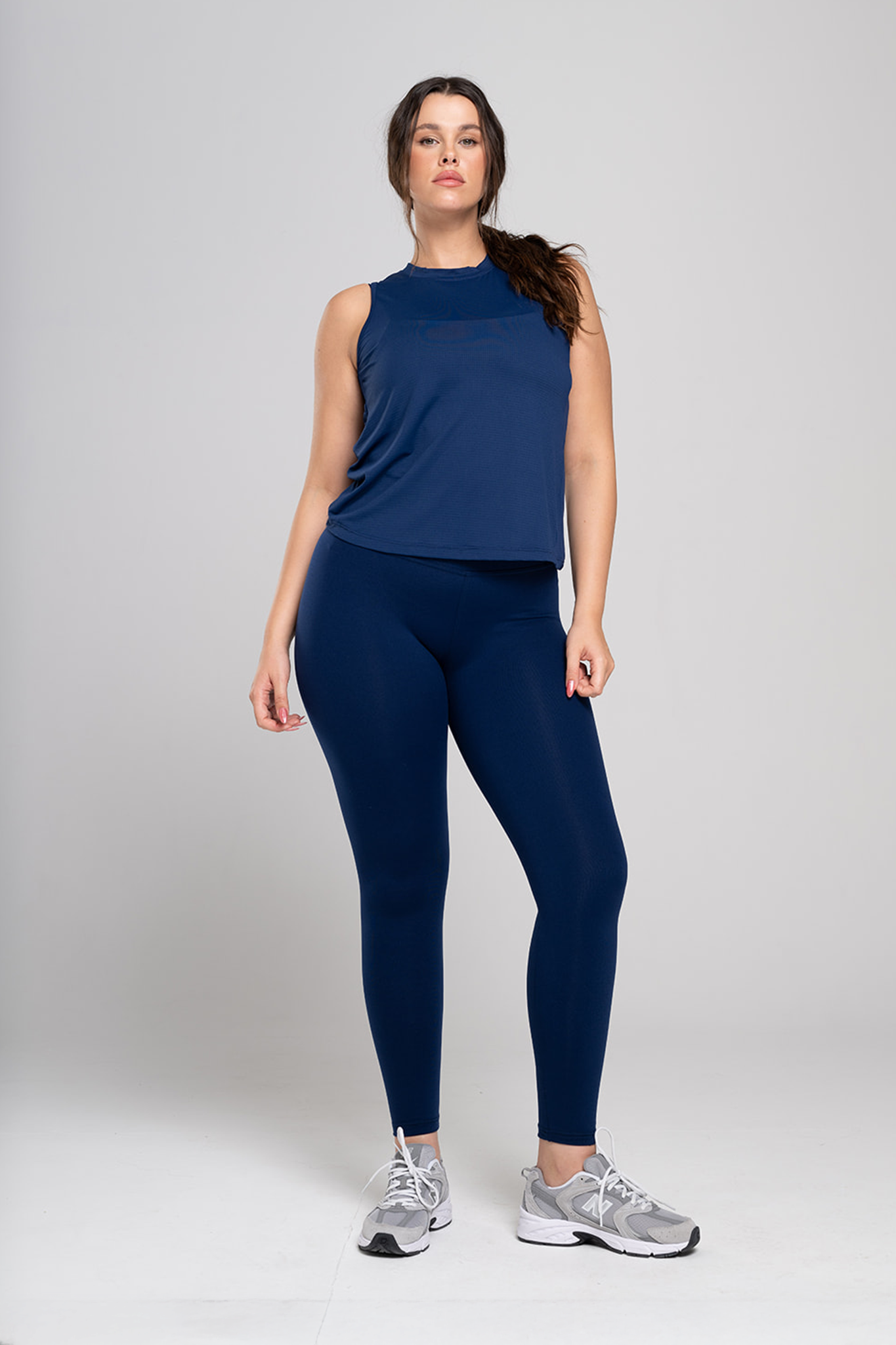 YALU Boxy Top – Dark Blue