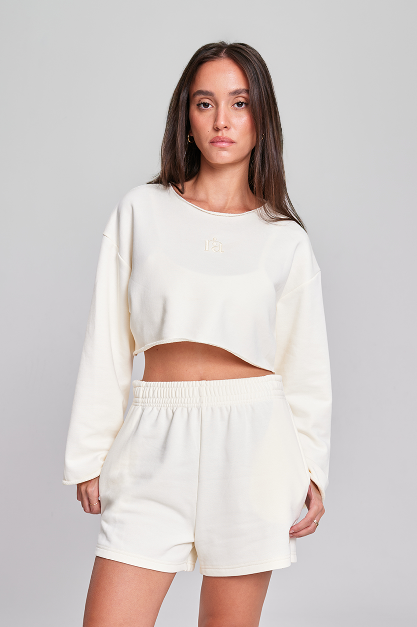 Pamučna COTTON Crop Majica, VANILLA ICE