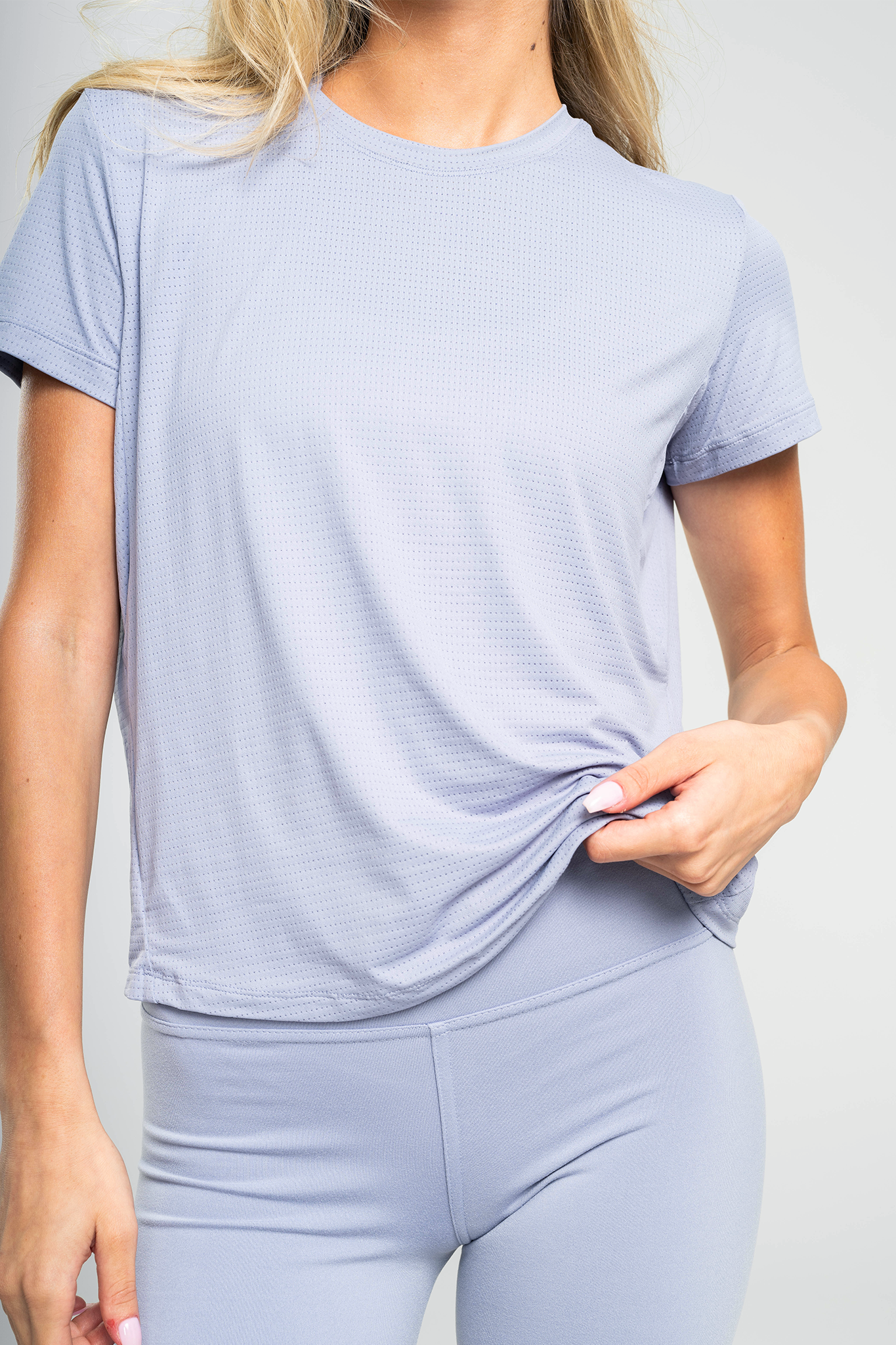 YALU Short T-Shirt – GREY VIOLET