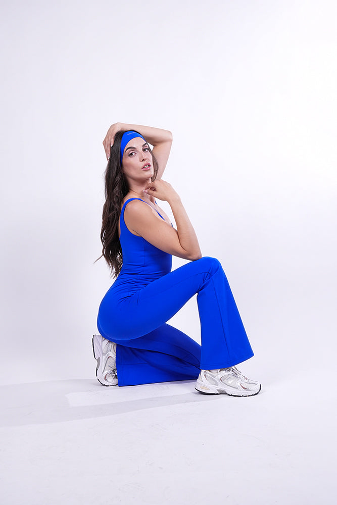 YALUUP.PRO Jumpsuit Long Flared - Royalty Blue