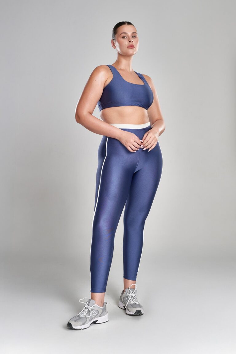 Kockasti Top Lirux Indigo